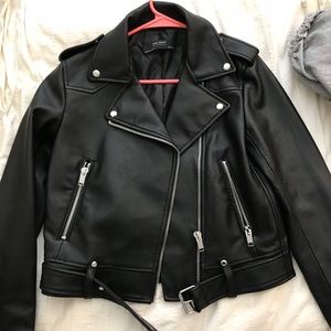 zara motercycle jacket